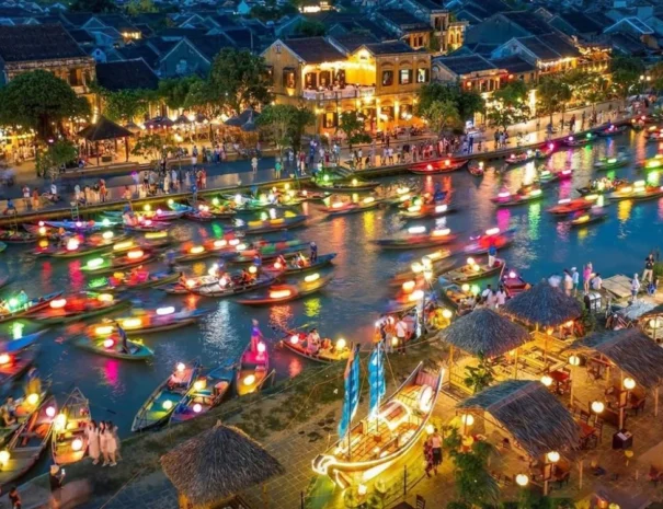Hoi An lantern night boat ride Vietnam