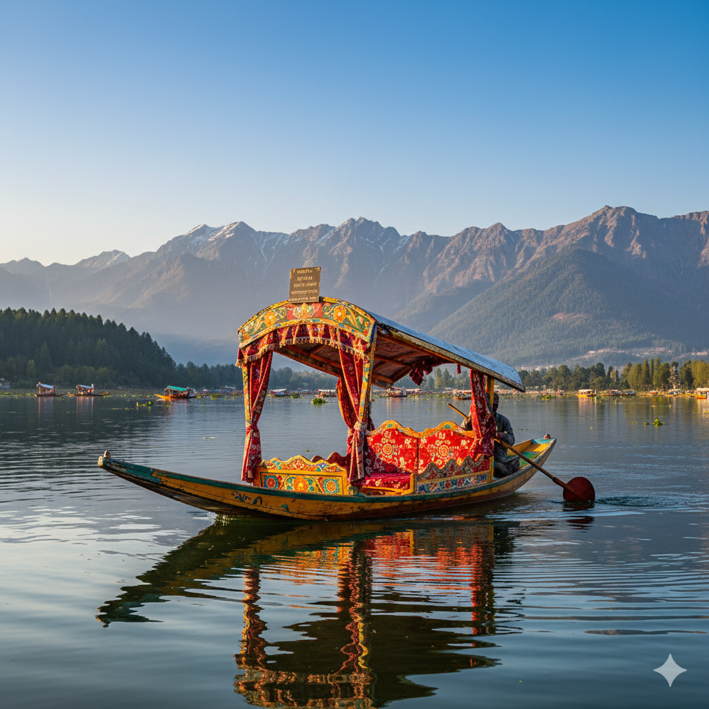 Shikara rides on dal lake